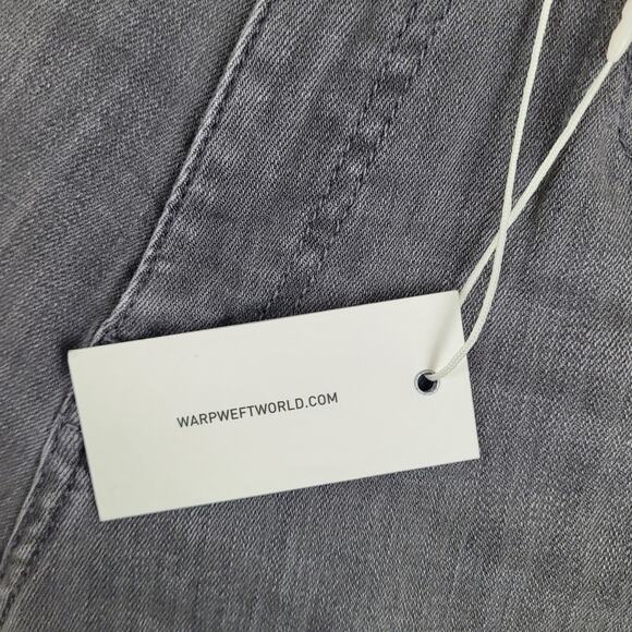 WARP + WEFT Jeans Mens Size 29x34 ORD Chicago Straight Smoke Gray NEW with Tags - Picture 10 of 16